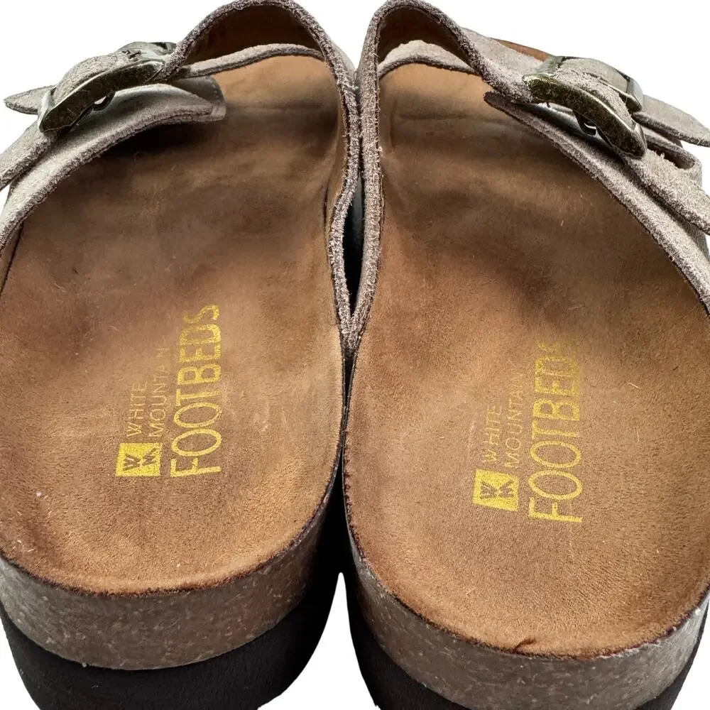 White Mountain Footbeds High Flyer Platform Comfort Footbed Sandals Women's 6